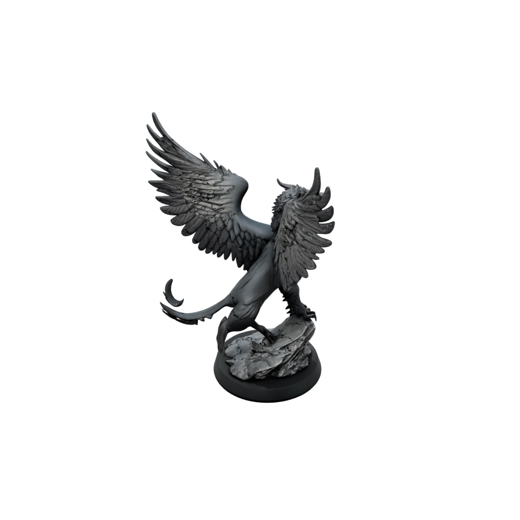 Obsidian Winged Griffin