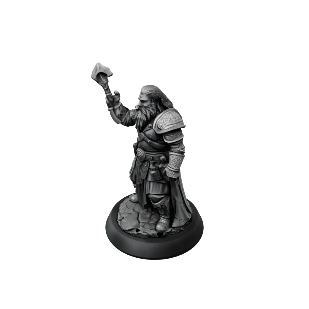 Obsidian Dwarven Cleric