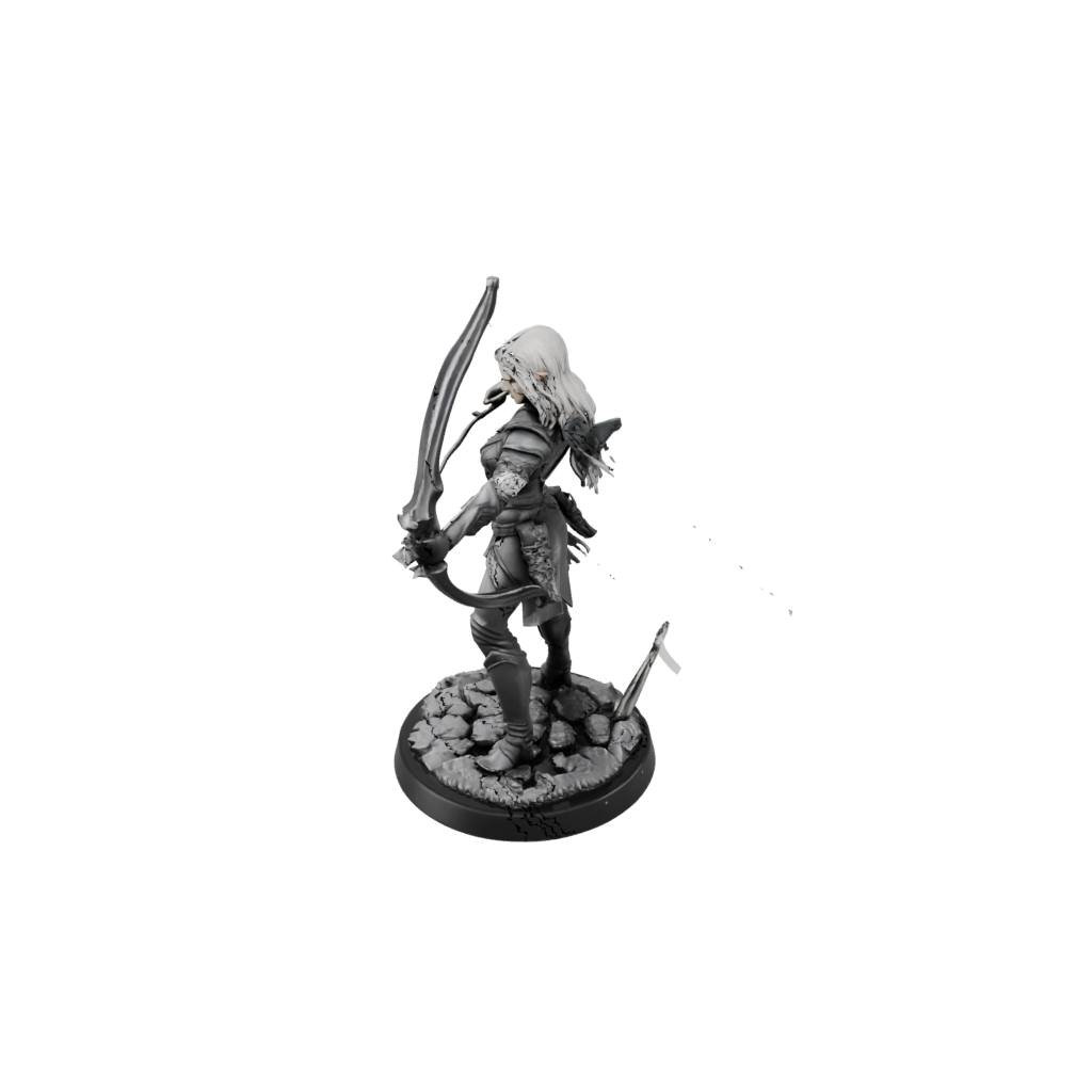 Obsidian Elven Ranger Archer