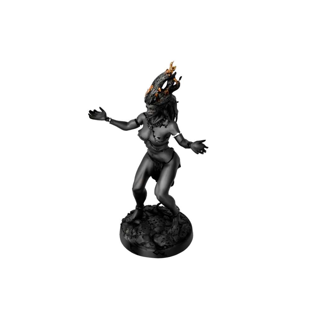 Obsidian Fire Genie Efreet