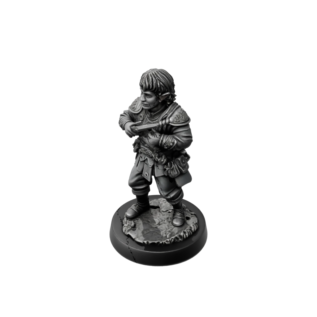 Obsidian Halfling Bard
