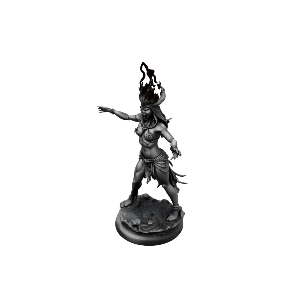 Obsidian Fire Genie Efreet