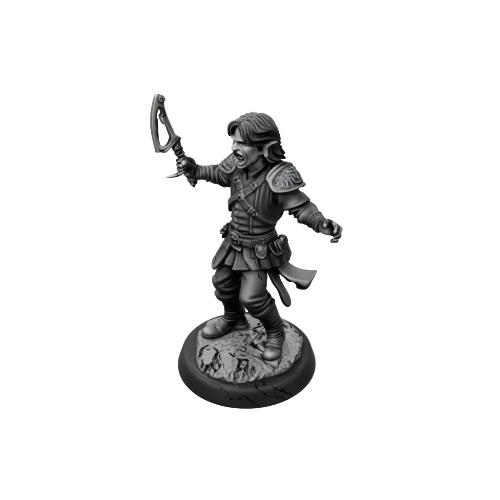 Obsidian Halfling Bard