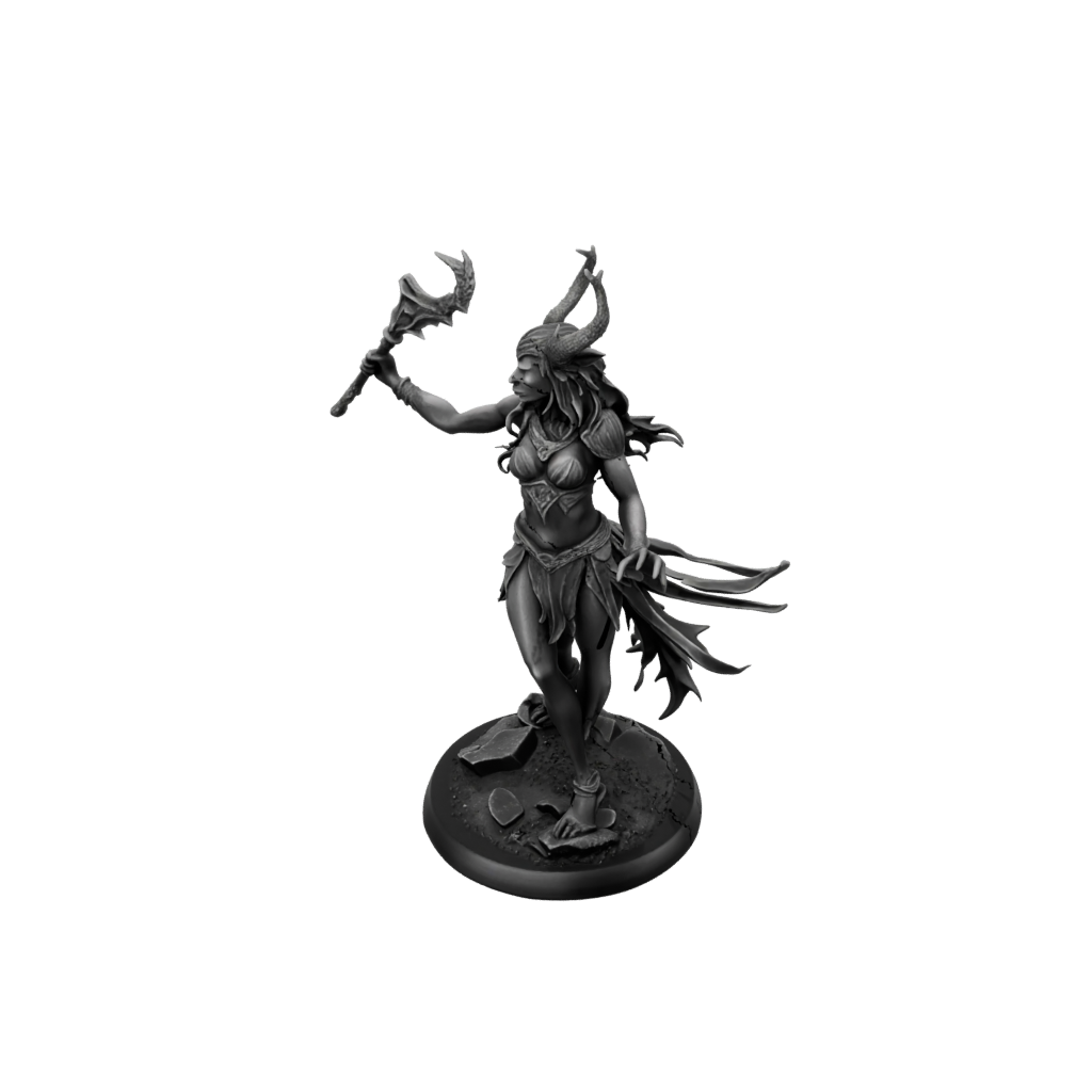 Obsidian Wood-Elf Druid
