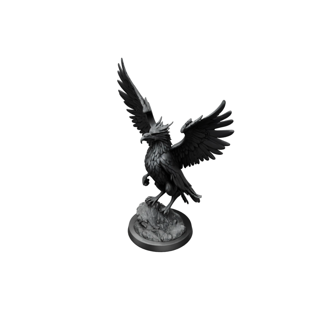 Obsidian Winged Griffin