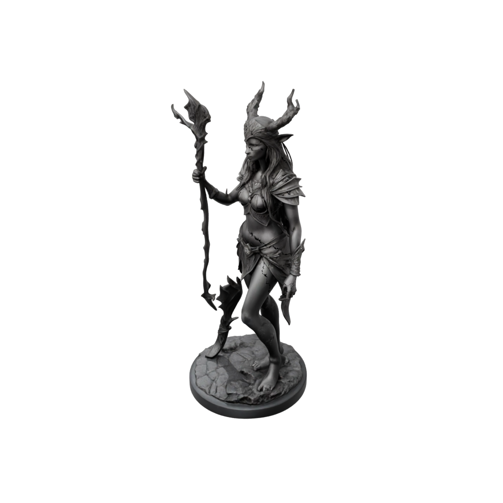 Obsidian Wood-Elf Druid