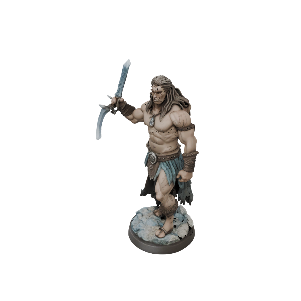 Pastel Barbarian With Greatsword