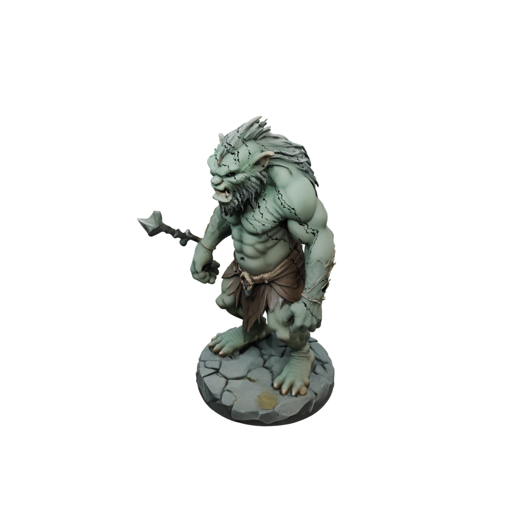 Pastel Cave Troll