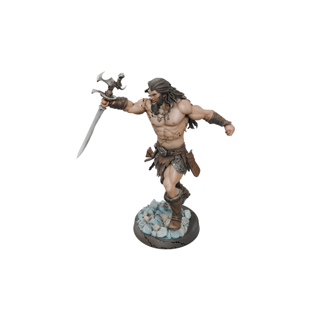 Pastel Barbarian With Greatsword