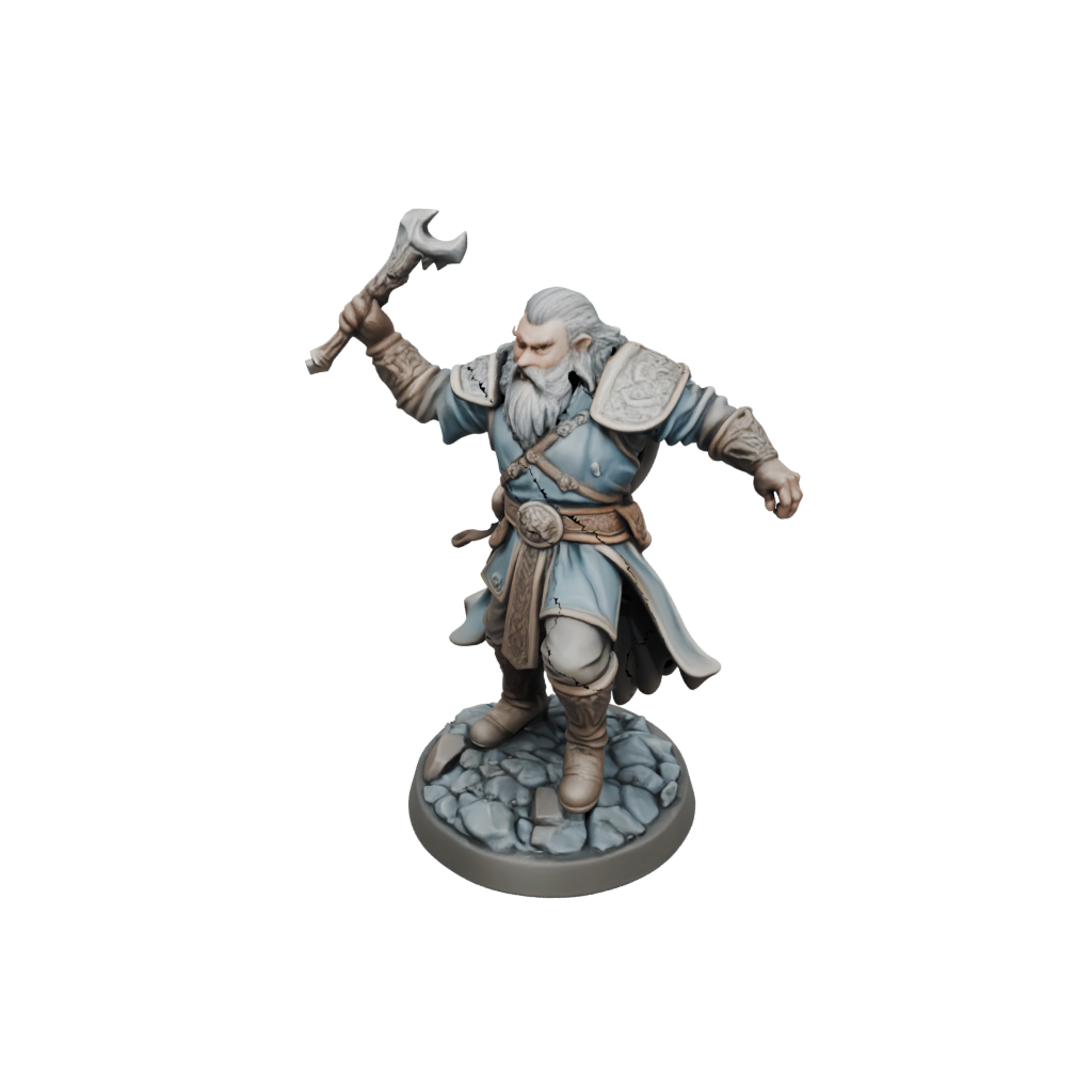 Pastel Dwarven Cleric