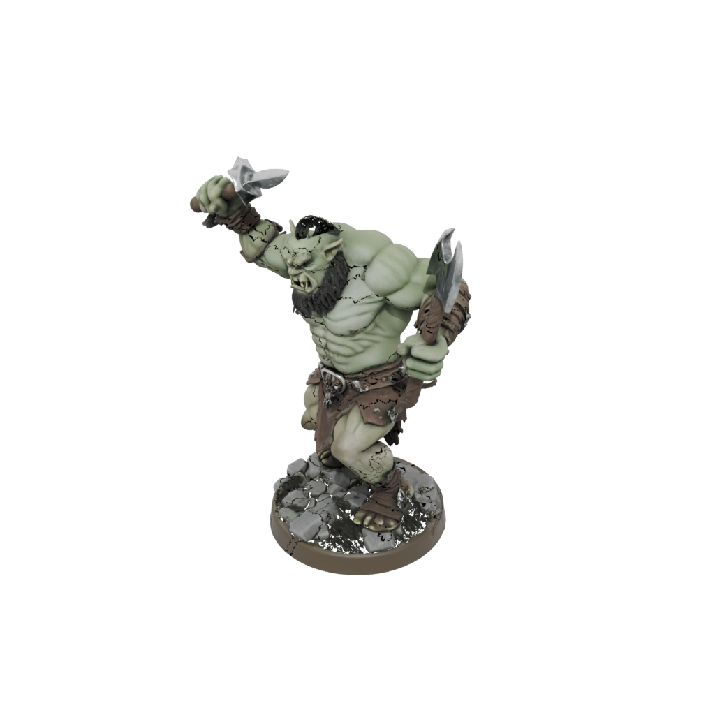 Pastel Orc Brute With Cleaver