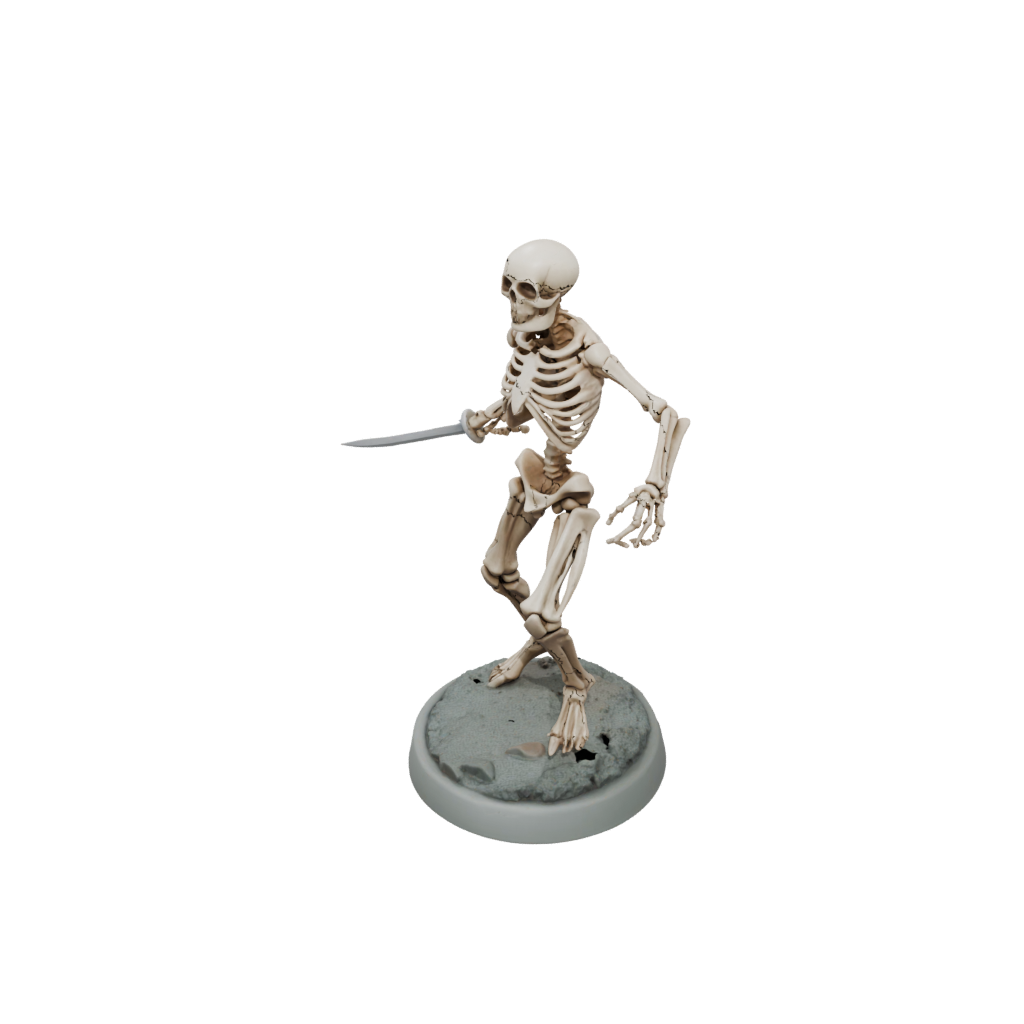 Pastel Skeleton Warrior