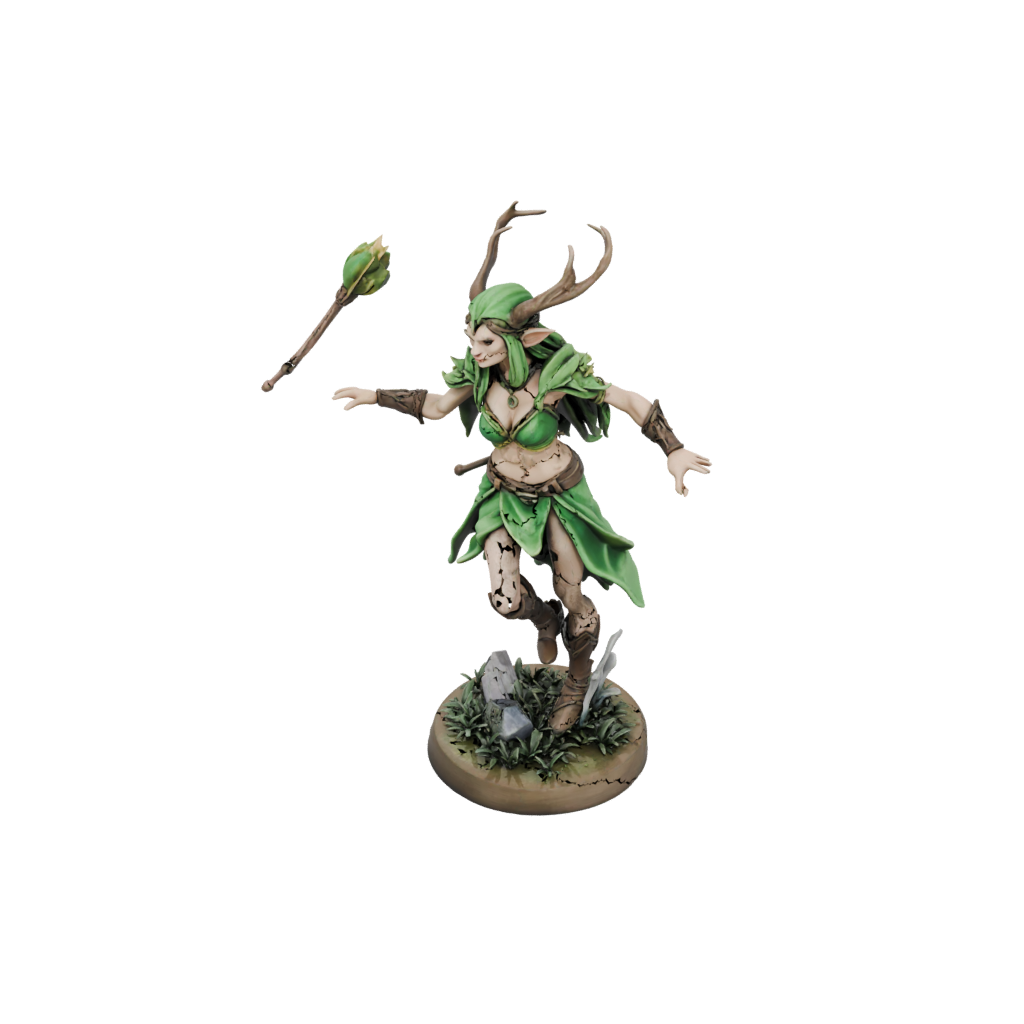 Pastel Wood-Elf Druid