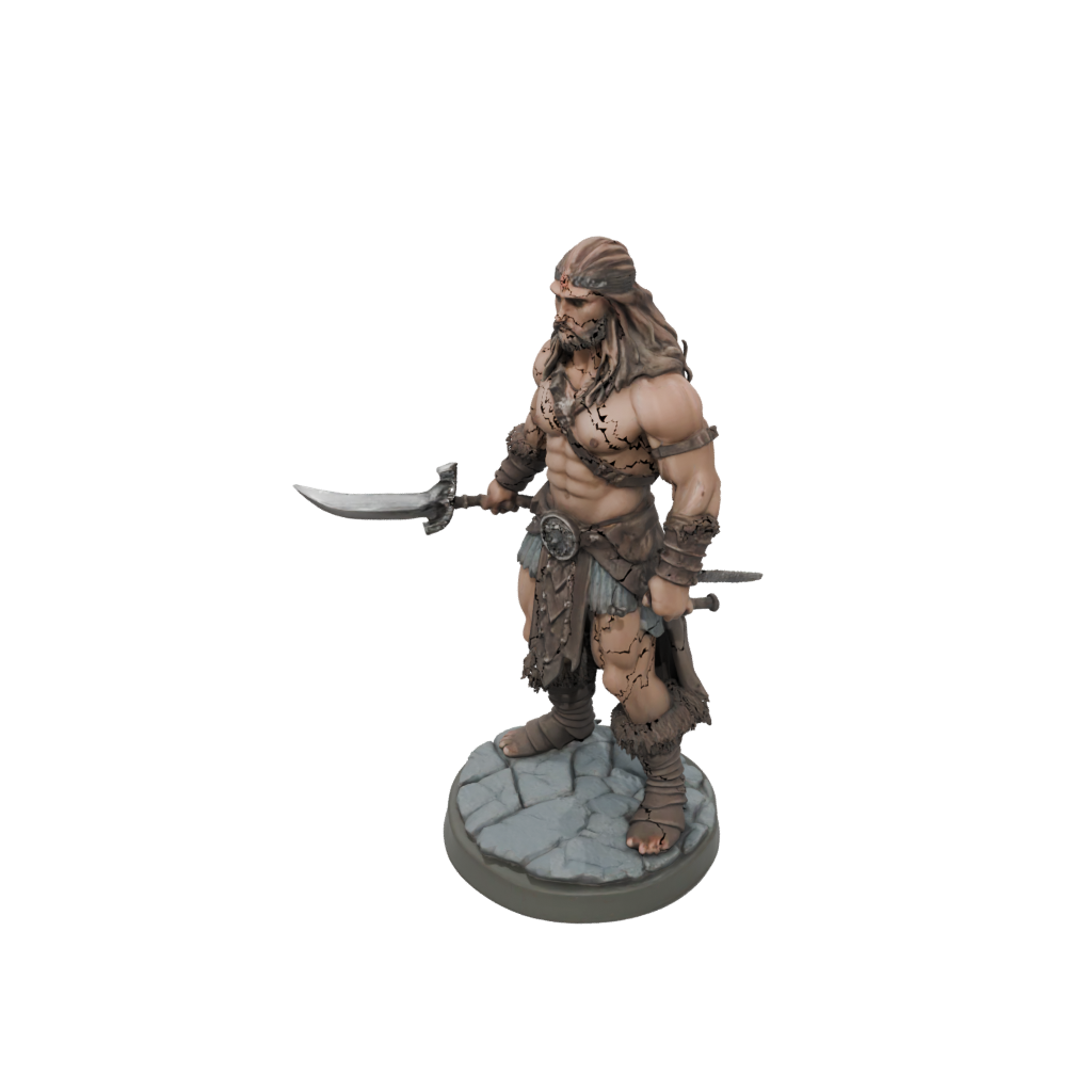 Pastel Barbarian With Greatsword