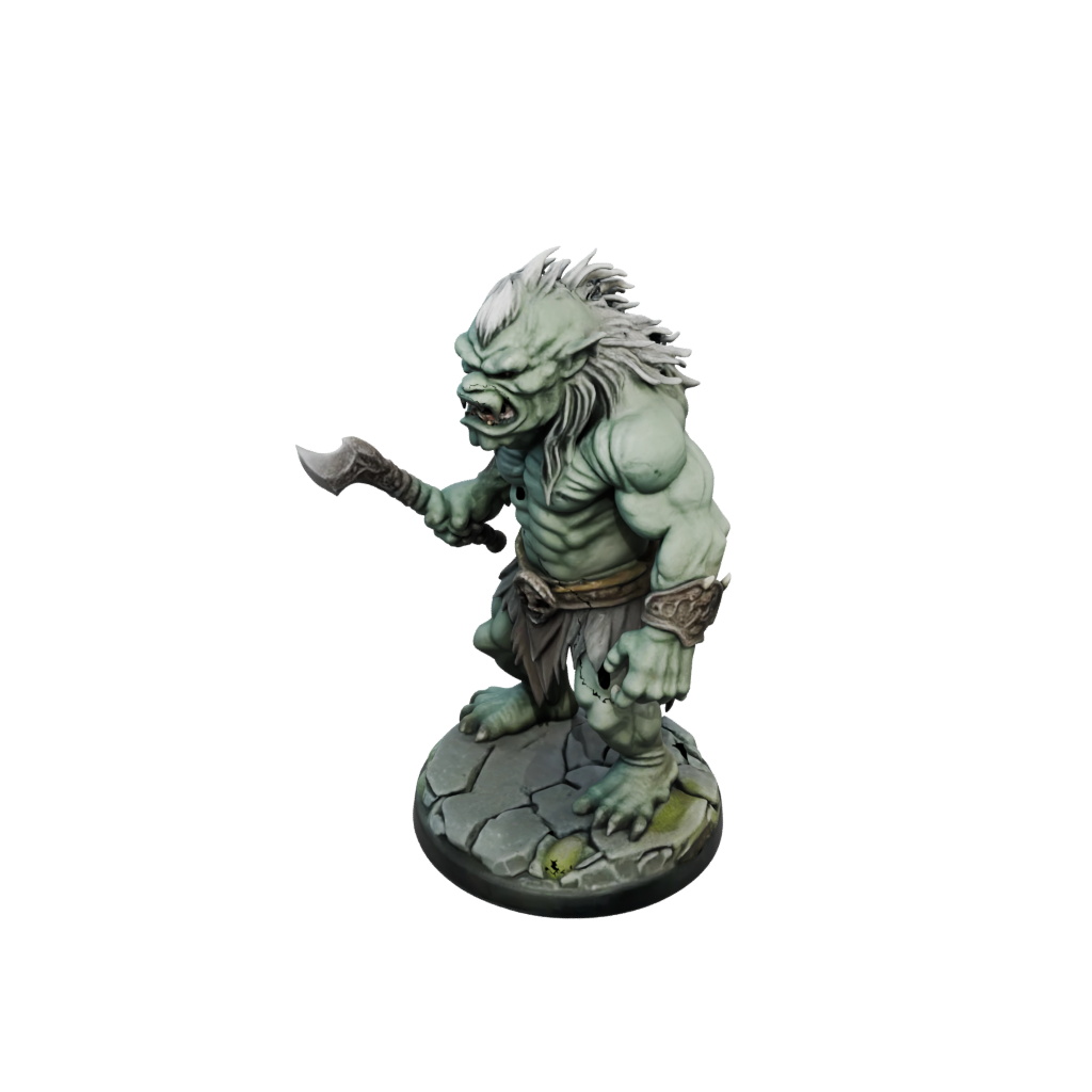 Pastel Cave Troll