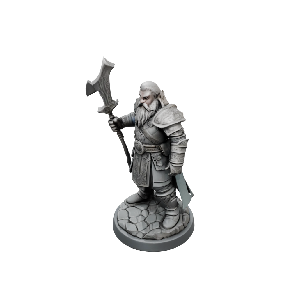 Pastel Dwarven Cleric
