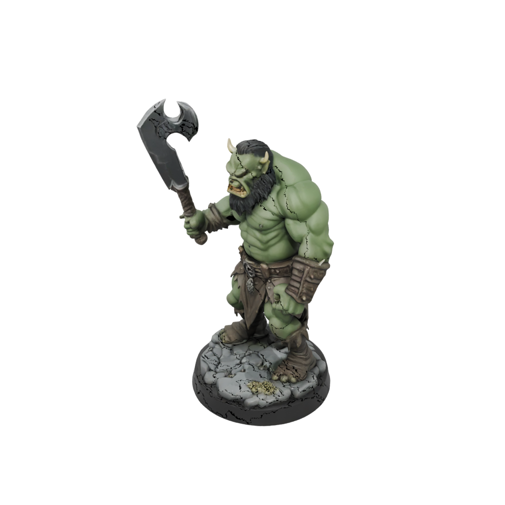 Pastel Orc Brute With Cleaver