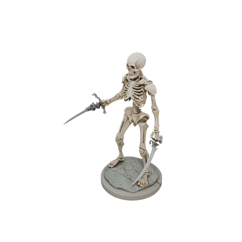 Pastel Skeleton Warrior