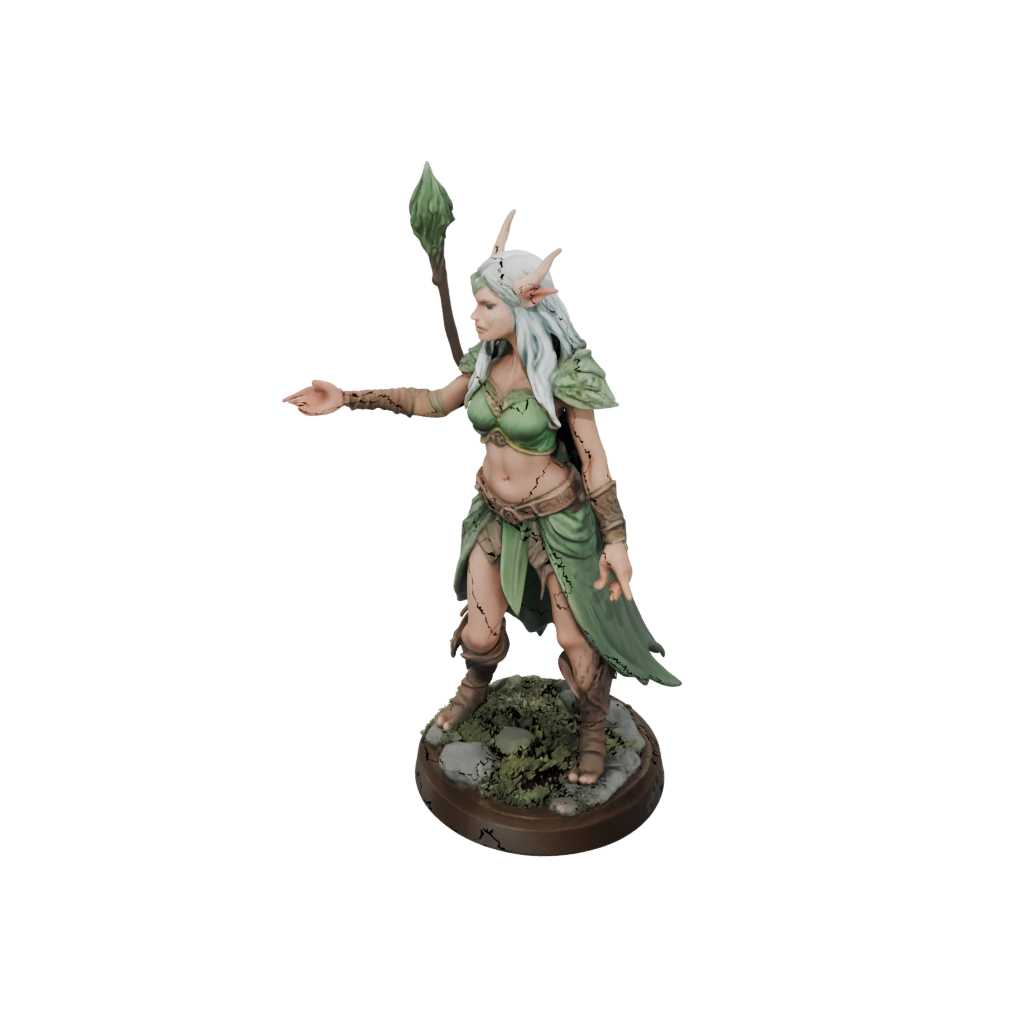 Pastel Wood-Elf Druid