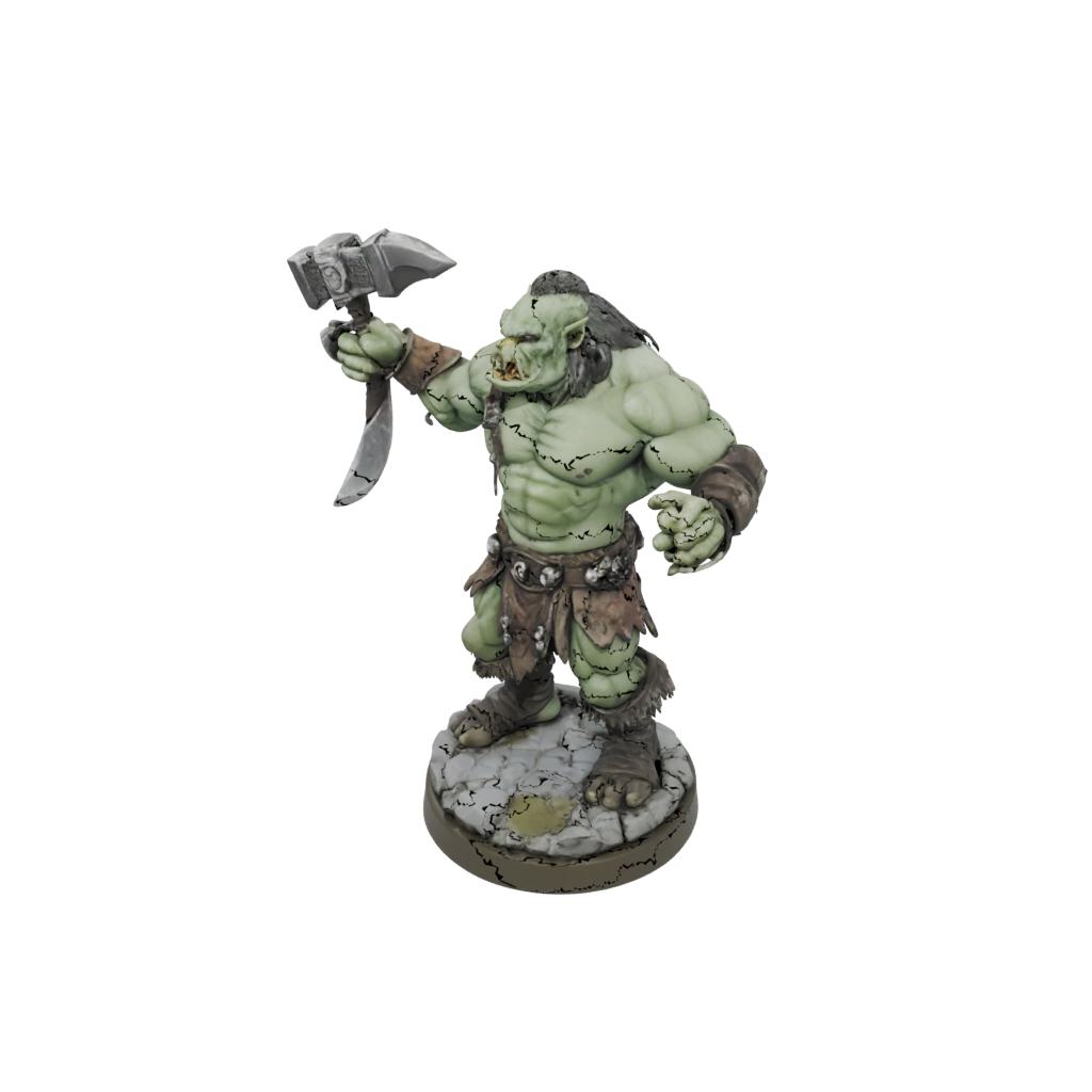 Pastel Orc Brute With Cleaver
