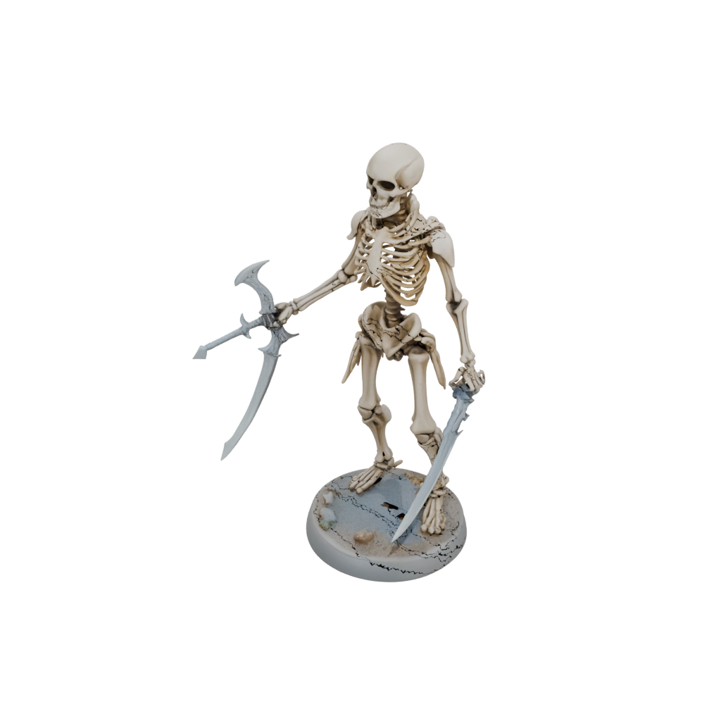 Pastel Skeleton Warrior