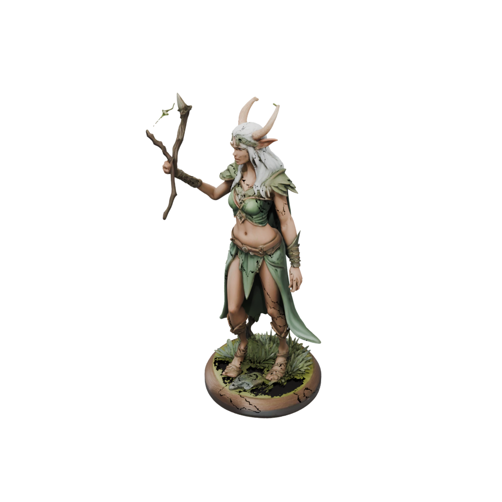 Pastel Wood-Elf Druid