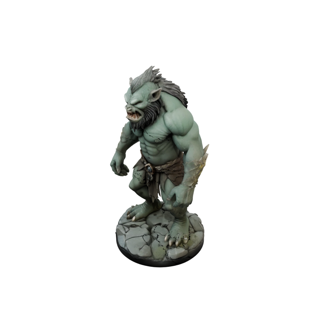 Pastel Cave Troll