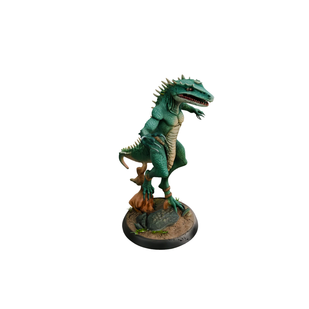Pastel Lizardfolk Hunter