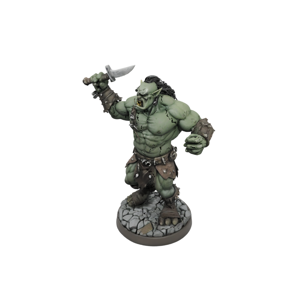 Pastel Orc Brute With Cleaver