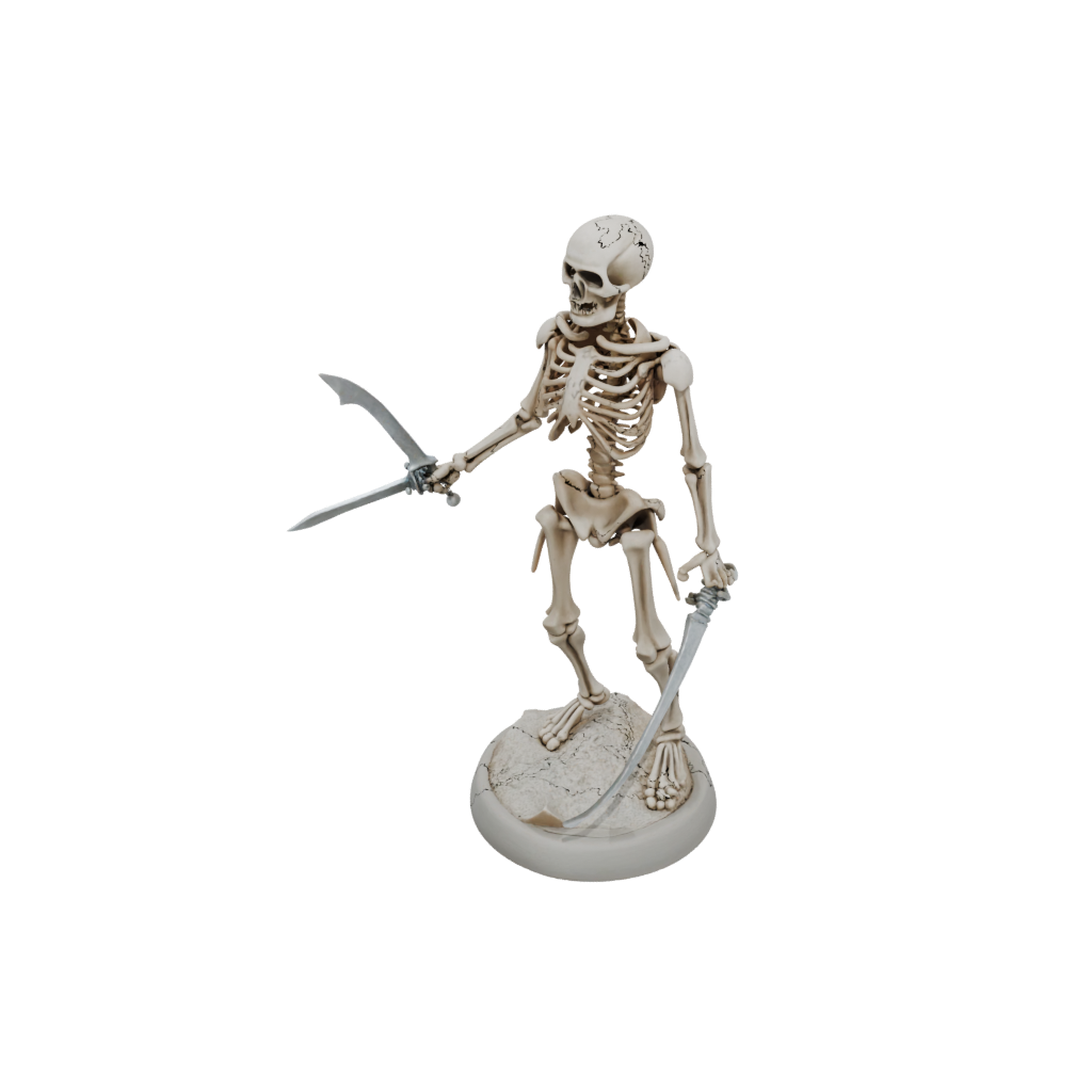 Pastel Skeleton Warrior