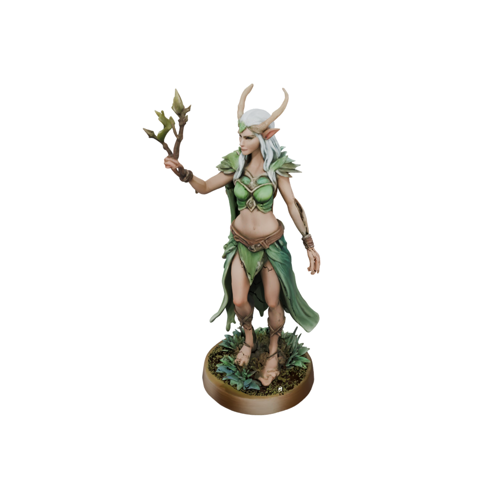 Pastel Wood-Elf Druid