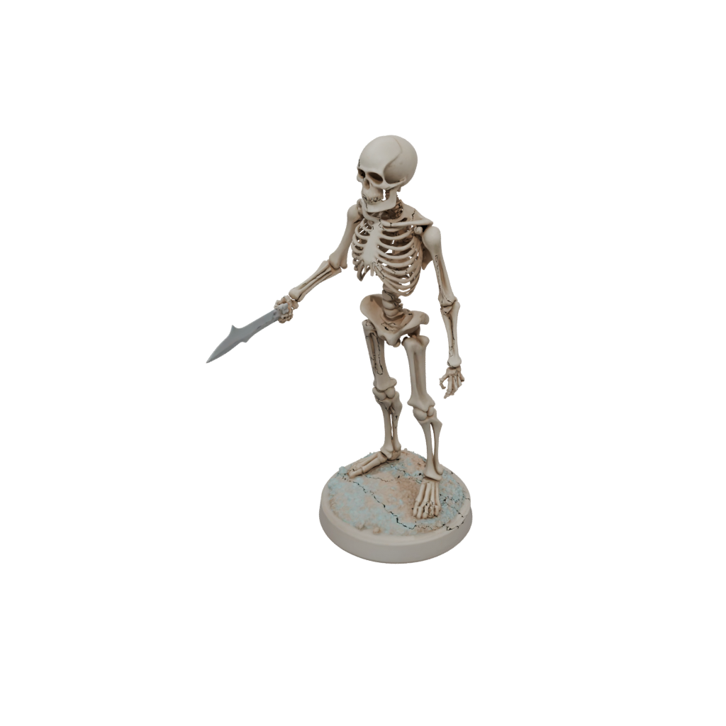 Pastel Skeleton Warrior
