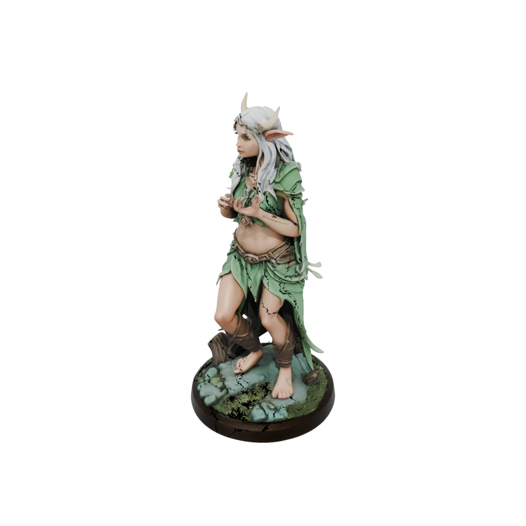 Pastel Wood-Elf Druid