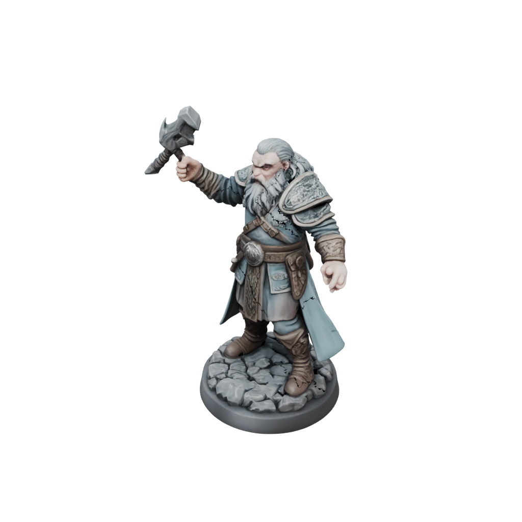 Pastel Dwarven Cleric