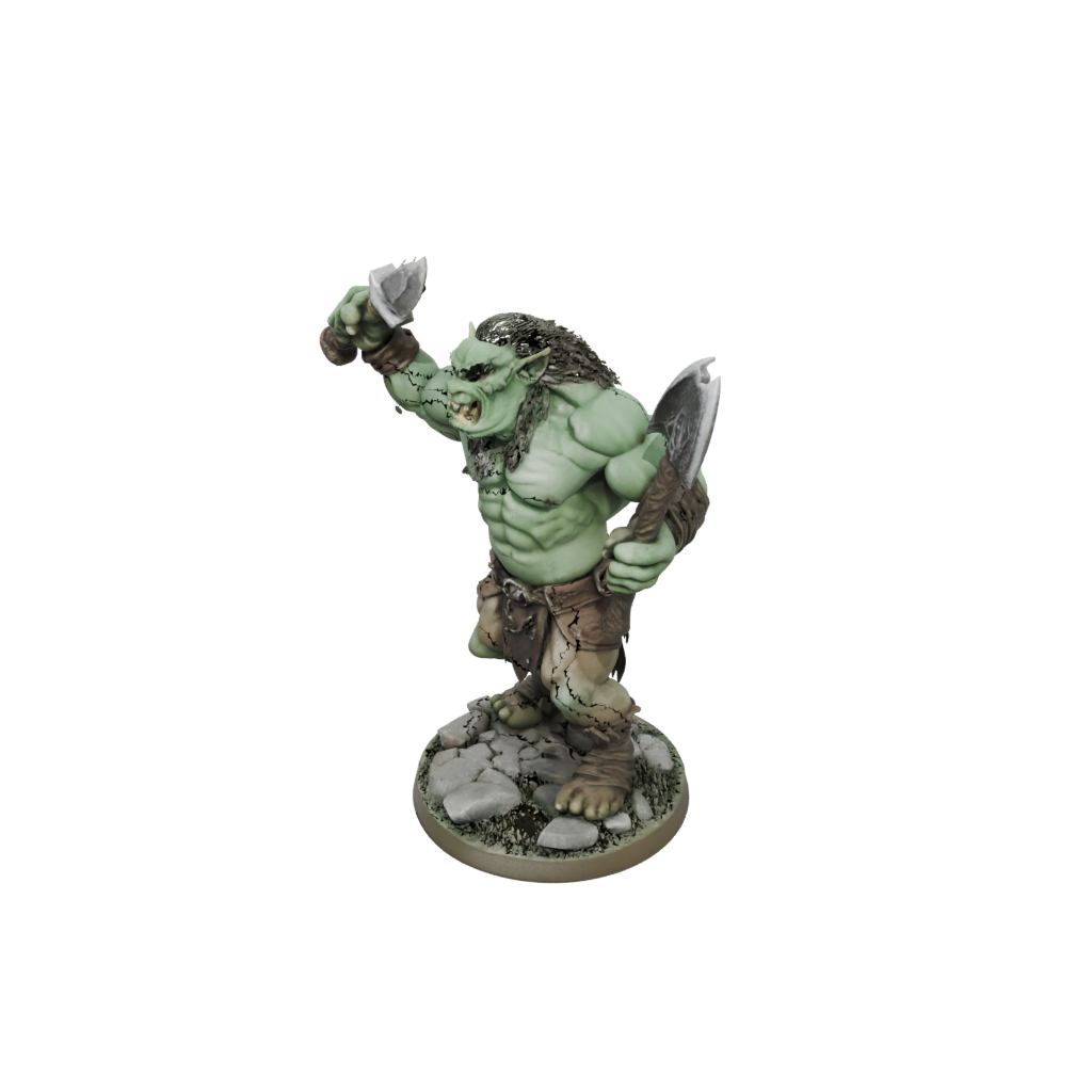 Pastel Orc Brute With Cleaver