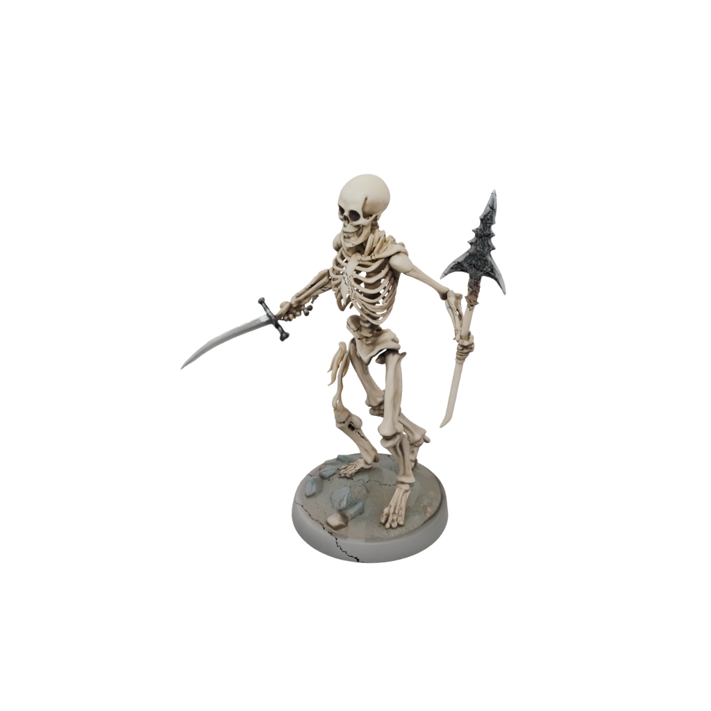 Pastel Skeleton Warrior