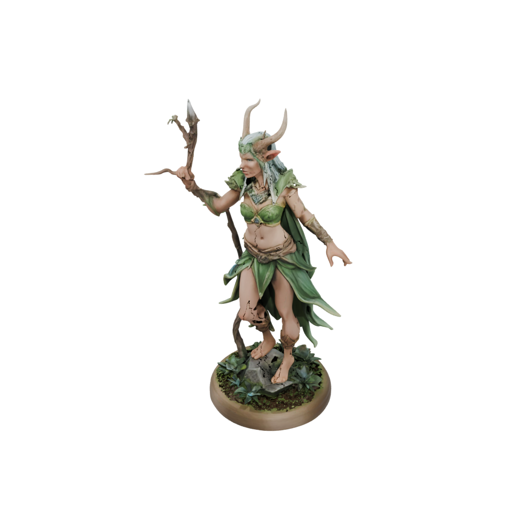 Pastel Wood-Elf Druid