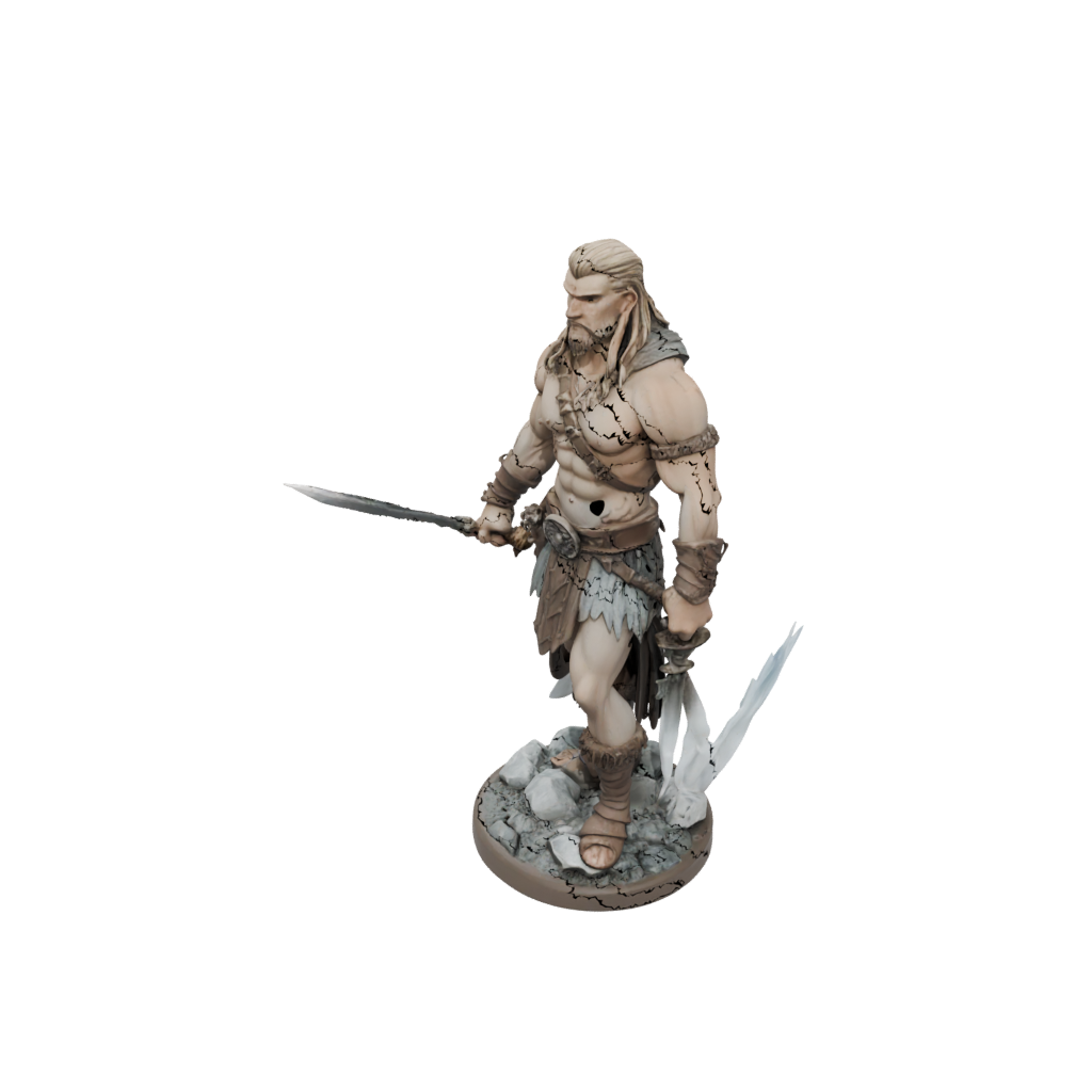 Pastel Barbarian With Greatsword
