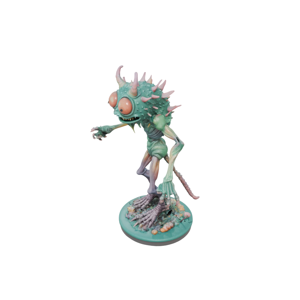 Pastel Beholder-Style Floating Eye Tyrant