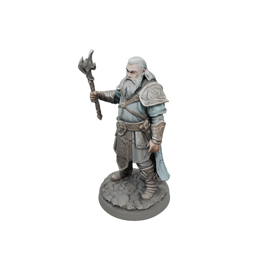 Pastel Dwarven Cleric