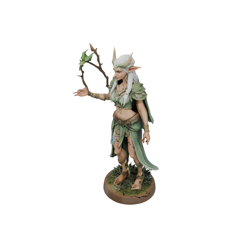 Pastel Wood-Elf Druid