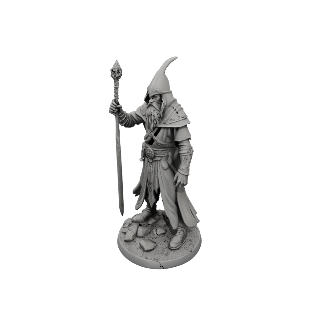 Battle Wizard With Staff