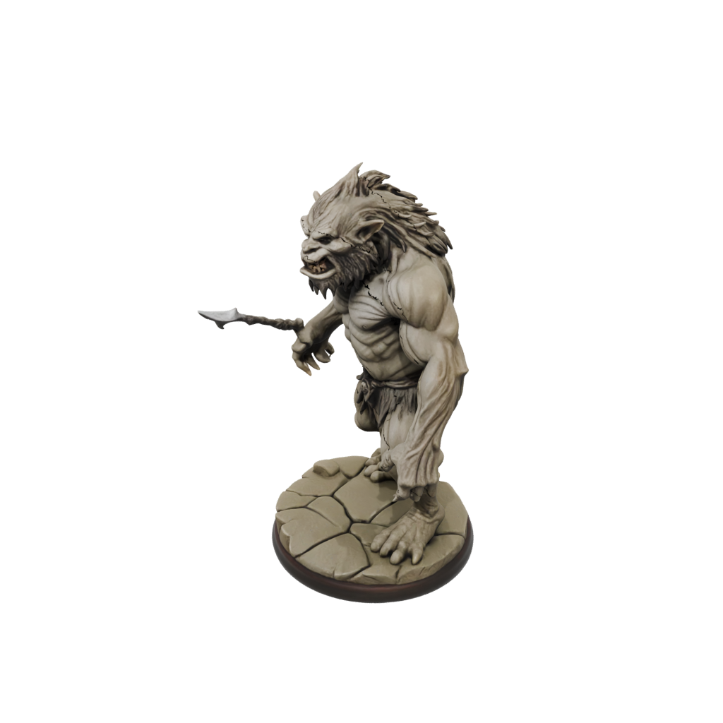 Woodgrain Cave Troll