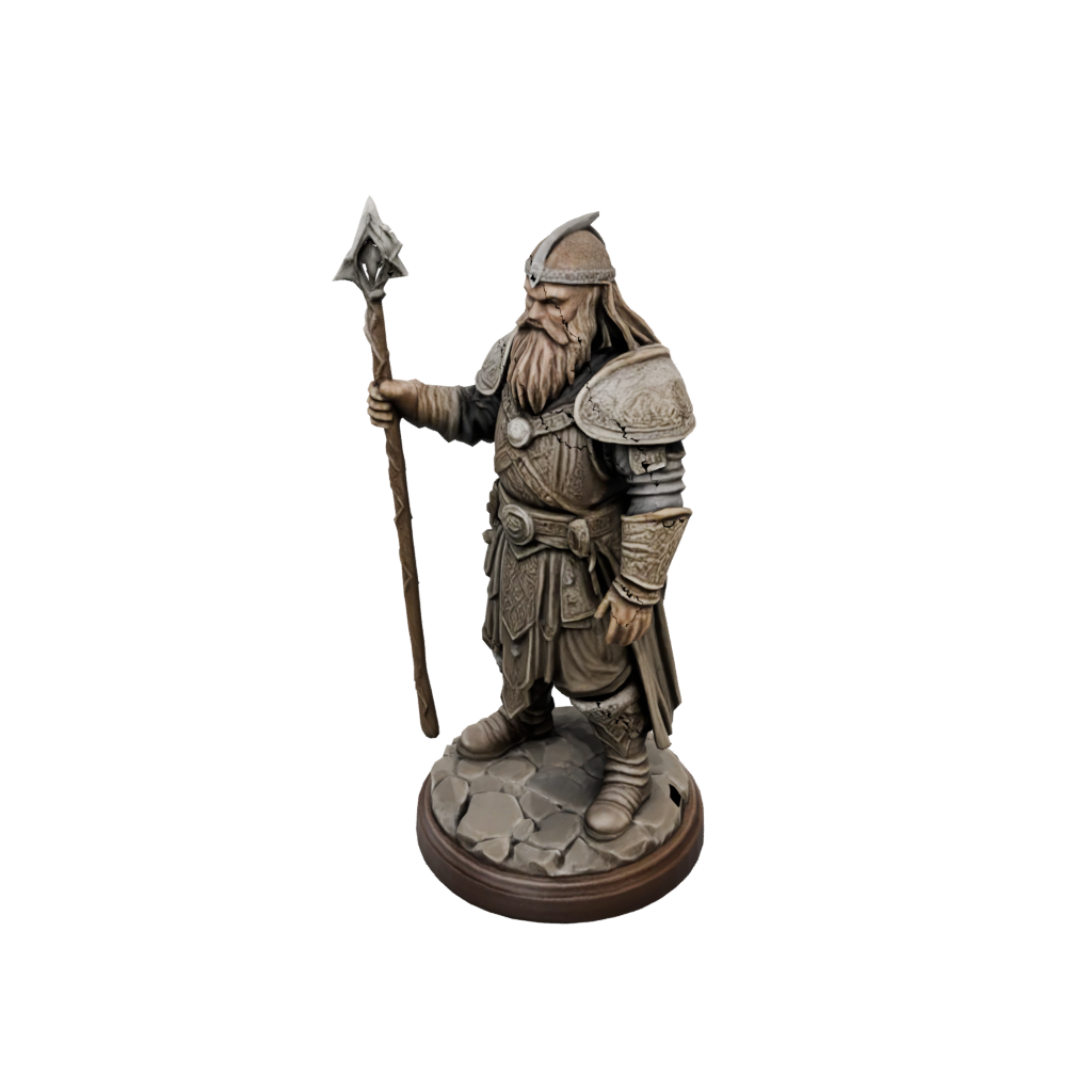 Woodgrain Dwarven Cleric