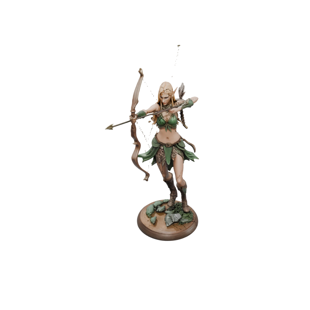 Woodgrain Elven Ranger Archer