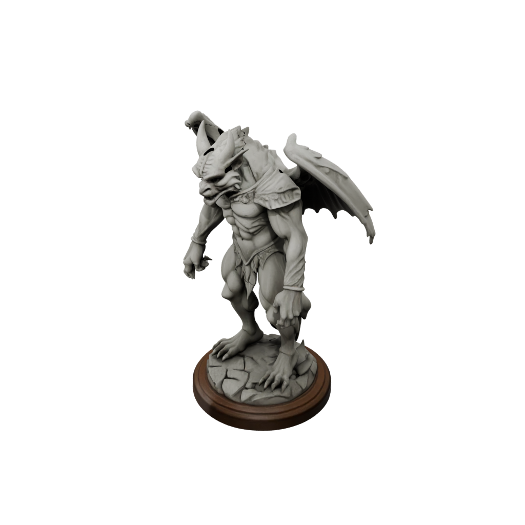 Woodgrain Gargoyle Sentinel