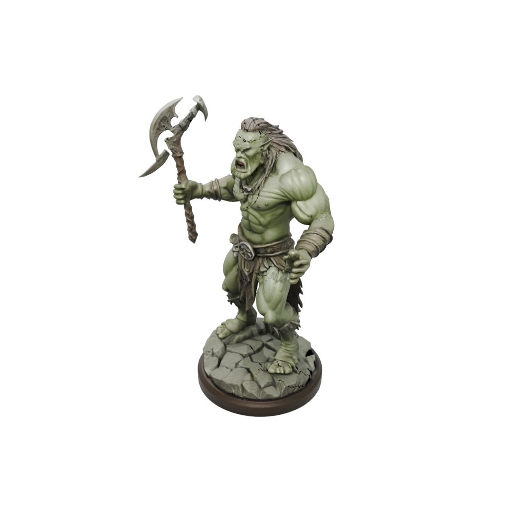 Woodgrain Half-Orc Berserker