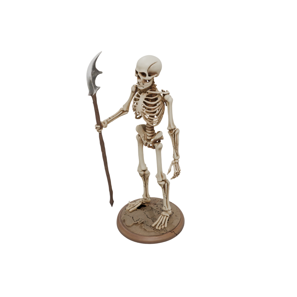 Woodgrain Skeleton Warrior