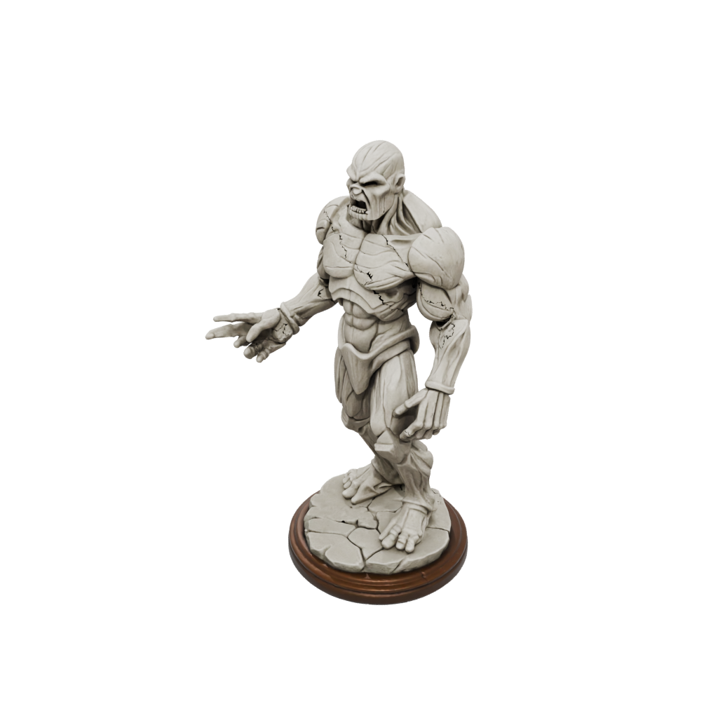 Woodgrain Stone Golem
