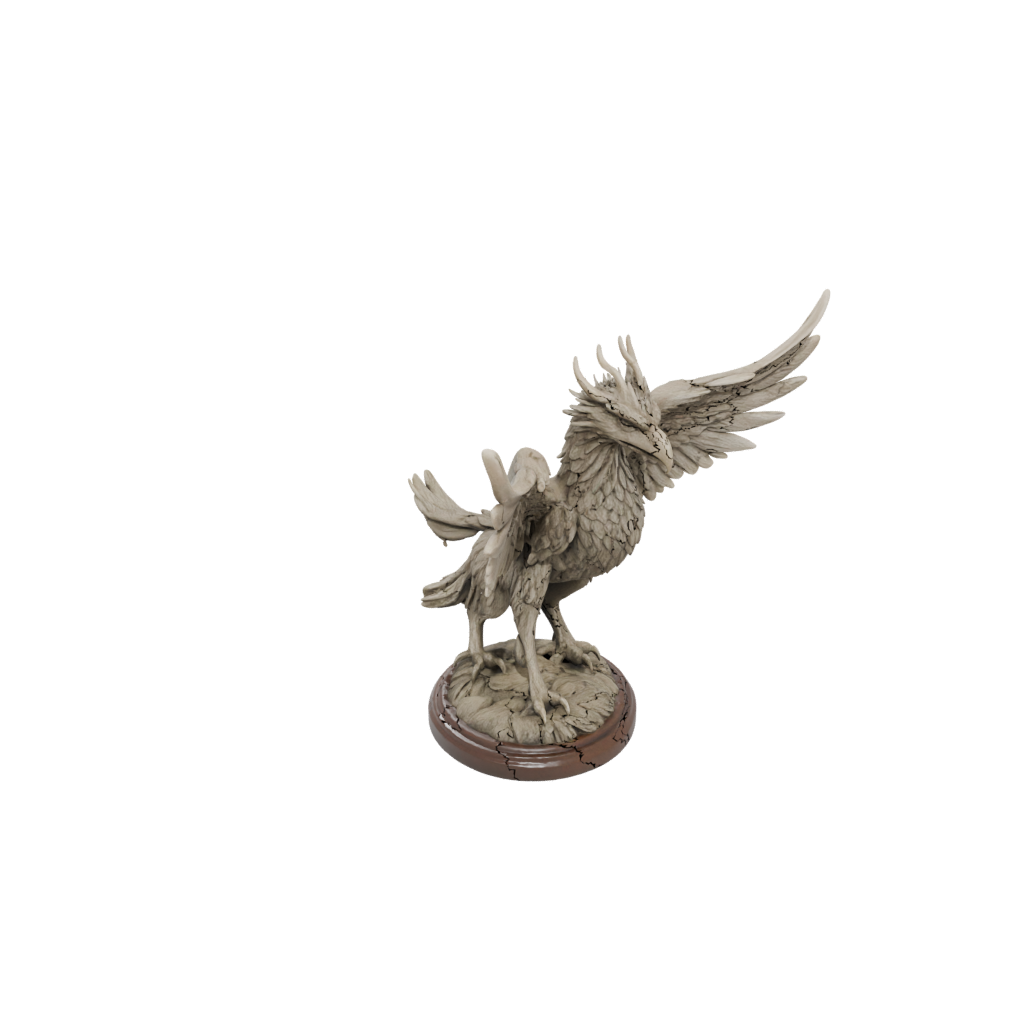 Woodgrain Winged Griffin